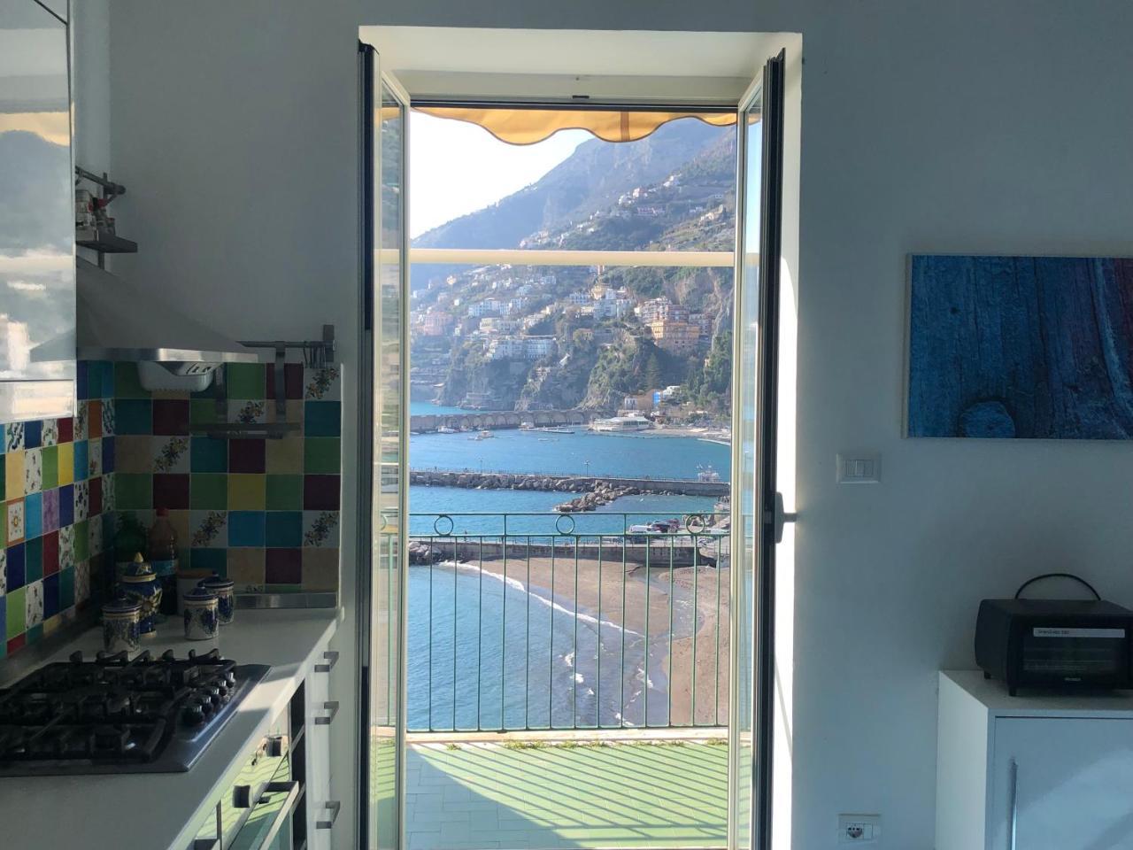 アマルフィ Casa La Voce Del Mareヴィラ エクステリア 写真
